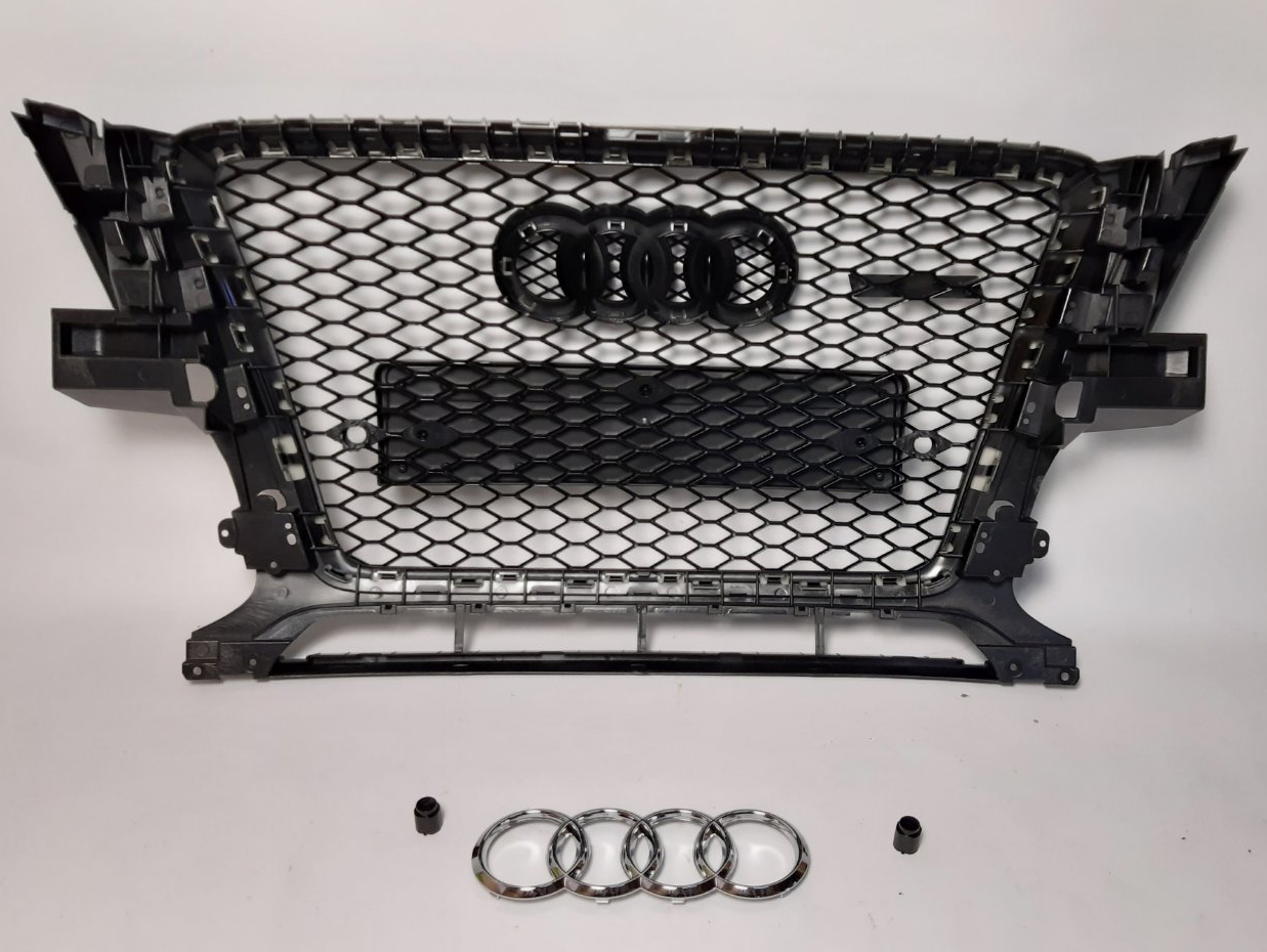 Audi Q5 Pre-Facelift 8R 2008-2011 Front Grill, Honeycomb Grill, RSQ5 Black Style
